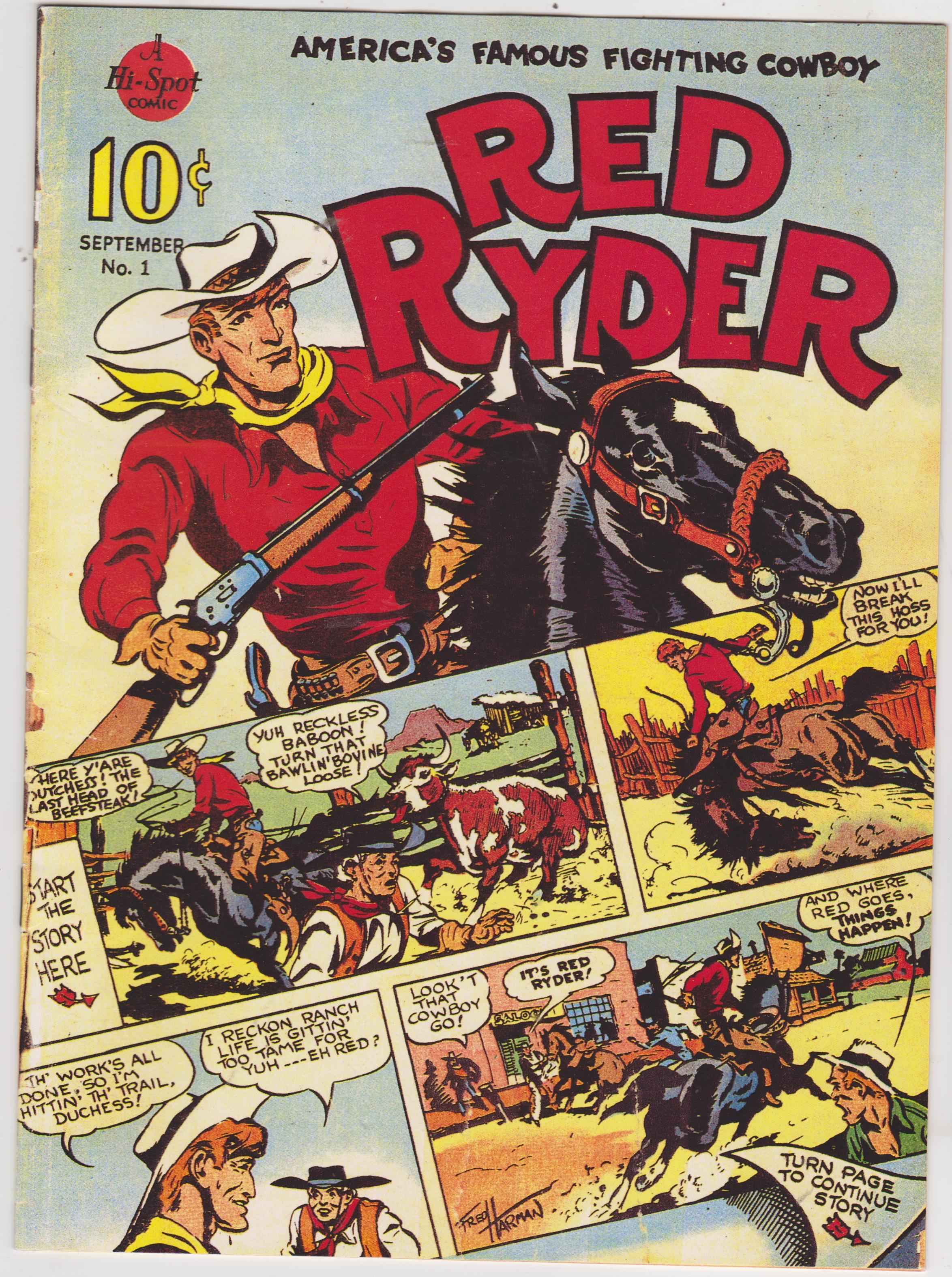 Red Ryder Comics #1 (1989) | Comic Books - Copper Age, Red Ryder ...