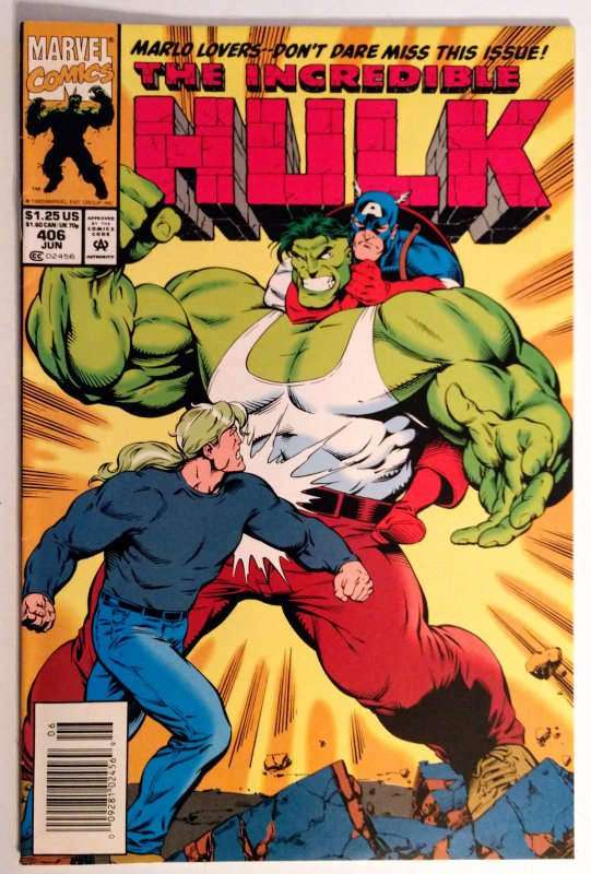 The Incredible Hulk #406 Newsstand Edition (VF/NM, 1993)