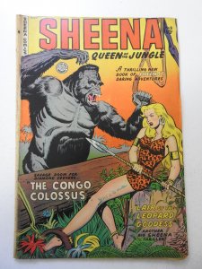 Sheena, Queen of the Jungle #8 (1950) VG Condition stamp fc