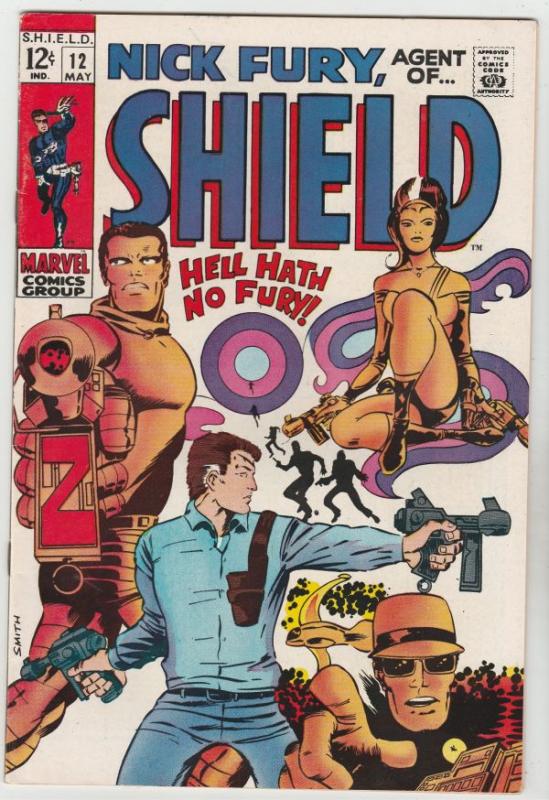 Nick Fury Agent of S.H.I.E.L.D. #12 (May-69) NM- High-Grade Nick Fury, S.H.I....