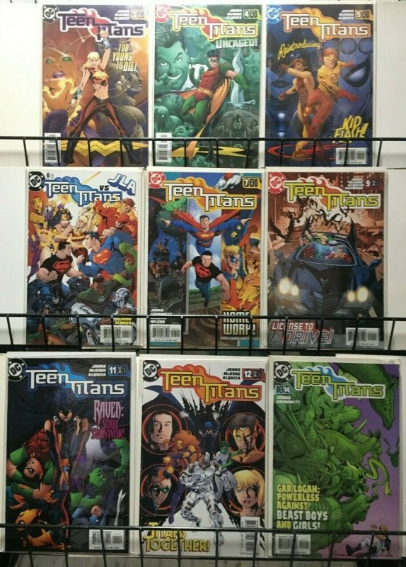 TEEN TITANS - DC - 40 ISSUE LOT - 2003-09 VF+ Never Read - Johns McKone Alquiza