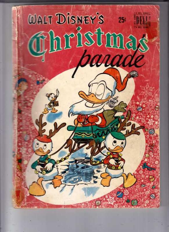 Dell Giant Christmas Parade #1 (Nov-49) PR Poor Scrooge McDuck, Donald Duck, ...