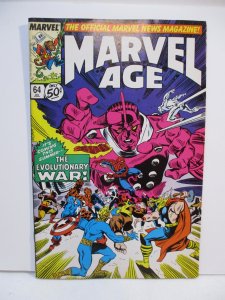 Marvel Age #64 (1988) Evolutionary War