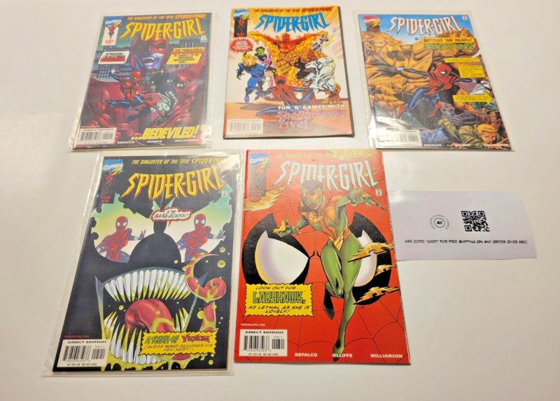 5 Marvel Comic Books Spider-Girl #2 3 4 5 6 35 SM2
