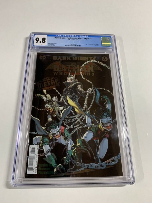 Dark Nights The Batman Who Laughs 1 Cgc 9.8 Dc Knights 