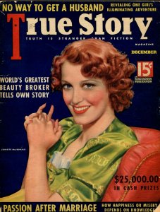 True Story 12/1937-MacFadden-Jeanette MacDonald-Sing Sing prison-G/VG