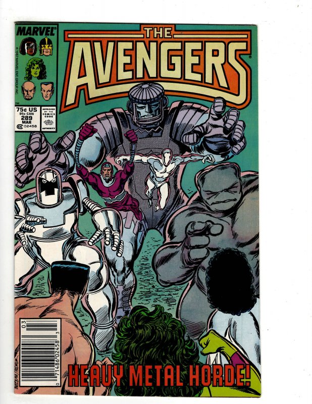 The Avengers #289 (1988) J604