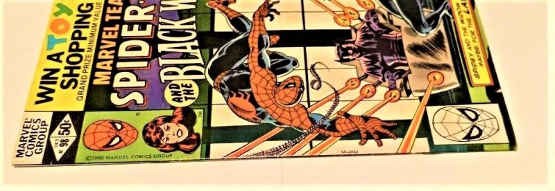 MARVEL TEAM-UP #98 (1980) Spider-Man & Black Widow VF- Non-Stock Photo