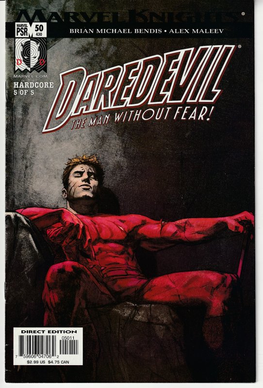 Daredevil(vol. 2) # 46, 47,48,49,50 DD vs Kingpin for the fate of Hell's Kitchen