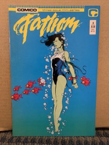 1987 FATHOM Comics, Complete Mini Series #1-2-3, Modern Age,Comico Comics C1101A