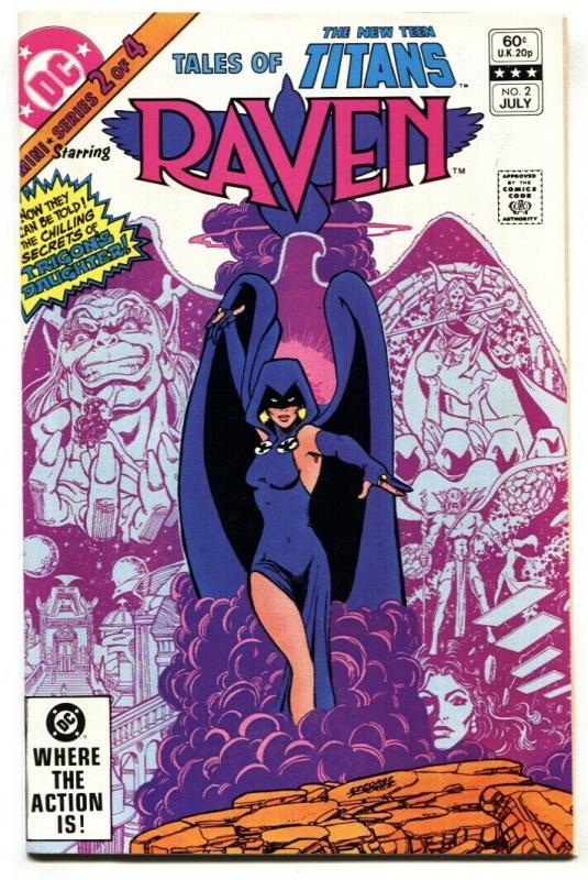 TALES OF THE NEW TEEN TITANS #2-RAVEN origin comic book  DC 