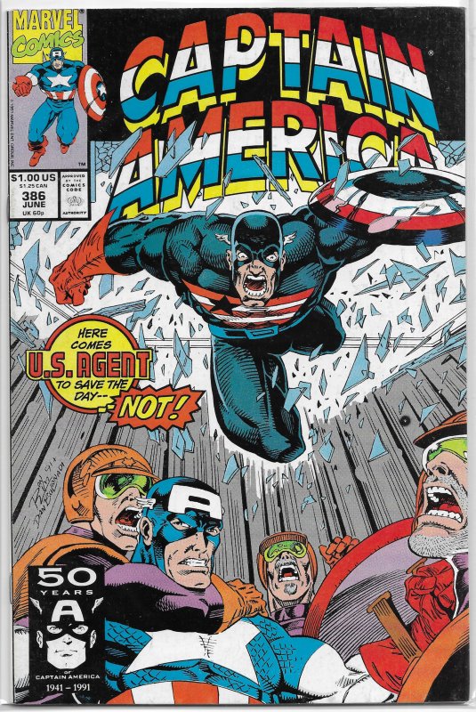 Captain America   vol. 1   #386 FN