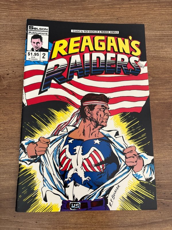 Reagan's Raiders # 2 NM 1st Print Solson Publications Comic Book Ronald 13 J310
