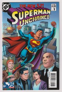 DC Comics! Superman Unchained! Issue #1! Ordway cover!