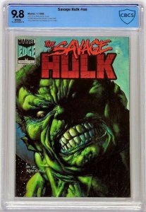 Savage Hulk #1 Marvel 1996 CBCS 9.8 One-Shot Equals Top CGC Grade