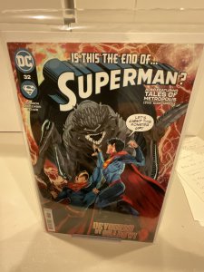 Superman #32  2021  9.0 (our highest grade)  Final Issue!