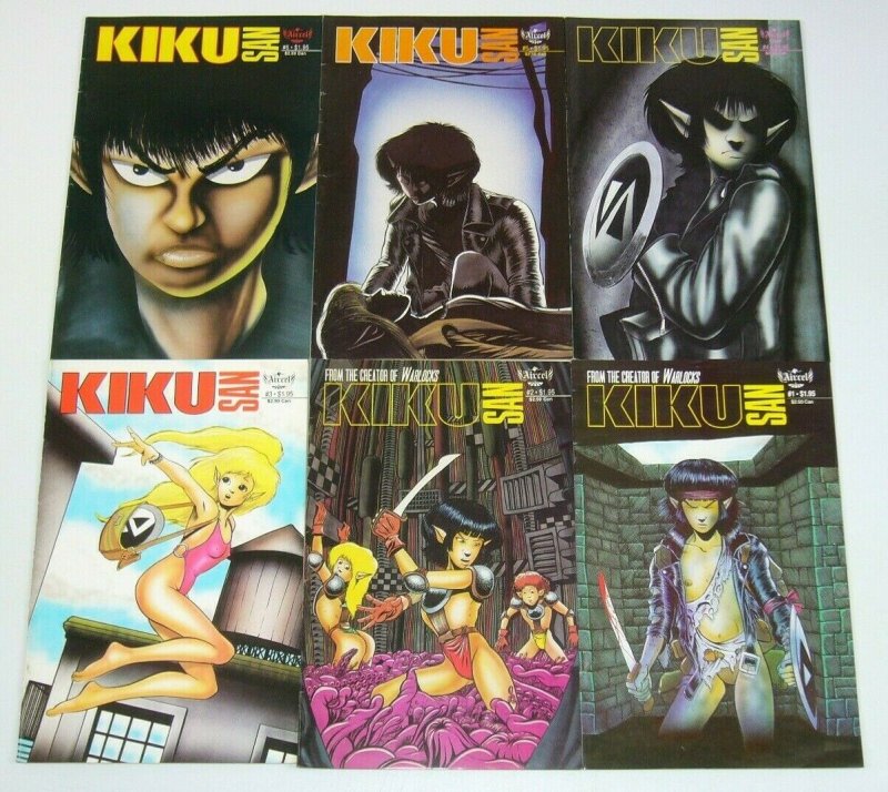 Kiku San #1-6 FN/VF complete series - barry blair - aircel comics 2 3 4 5 set