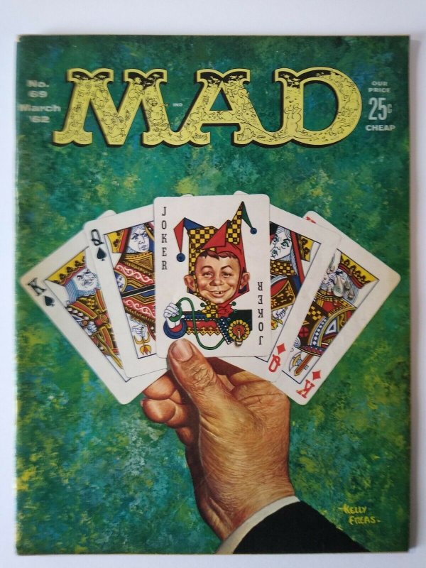 MAD Magazine March 1962 Issue No 69 Celebrities Movies TV Shows Parody Spoofs  