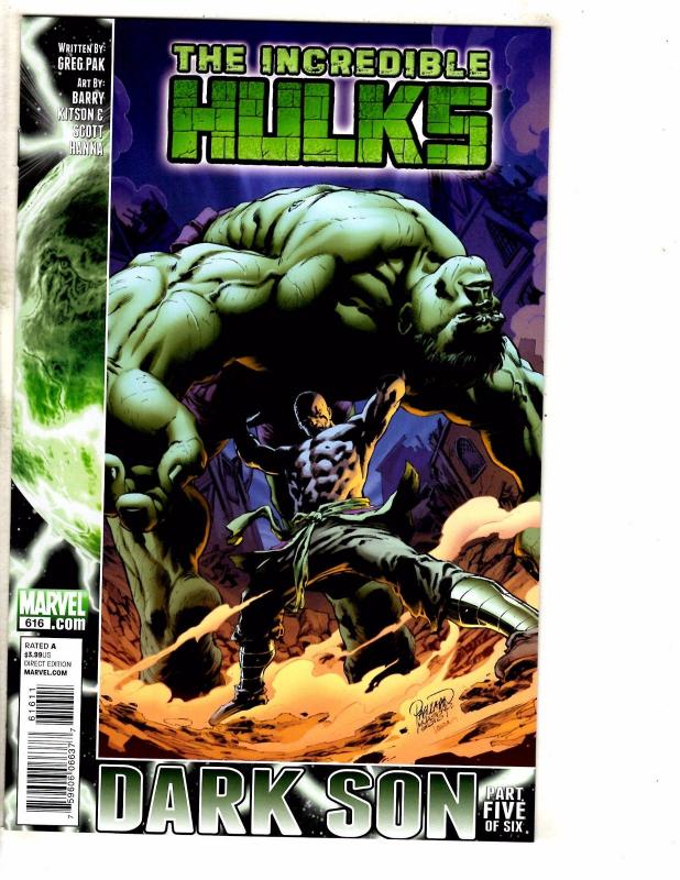 7 Incredible Hulk Marvel Comic Books # 611 612 613 614 615 616 617 Thor TW49