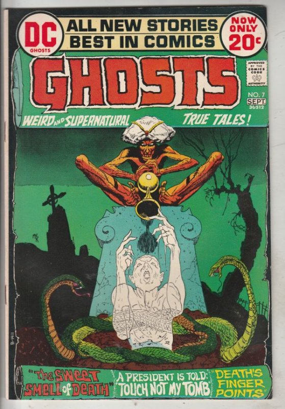 Ghosts #7 (Sep-72) NM- High-Grade 