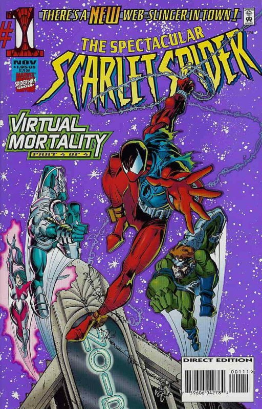 Spectacular Scarlet Spider #1 VF/NM; Marvel | save on shipping - details inside