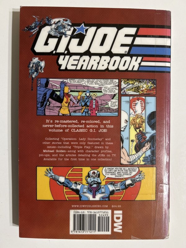 GI Joe Yearbook TPB Larry Hama EX-LIBRARY READER COPY