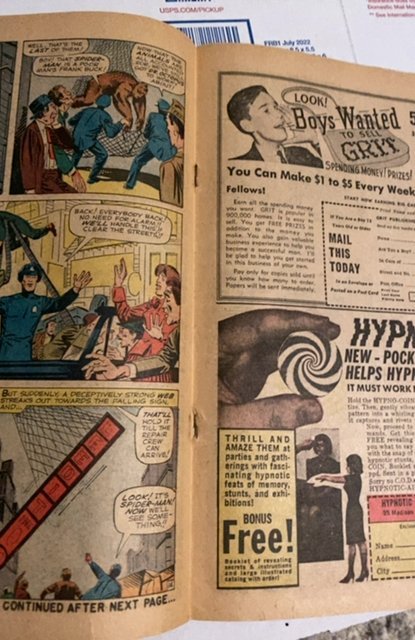 The Amazing Spider-Man #12 (1964)unmasked by doc ock-I/2imch spine split