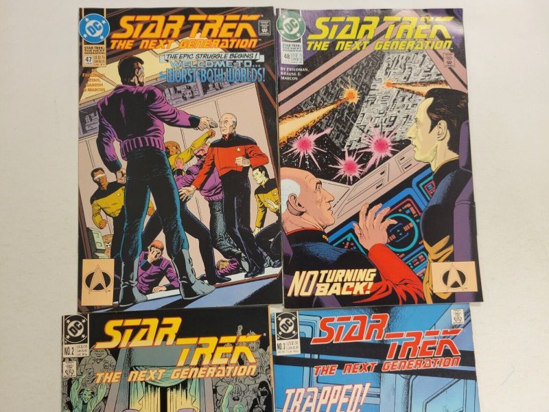 4 Star Trek Next Generation DC Comic Books #2 3 47 48 58 TJ25