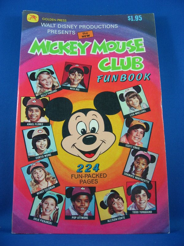 MICKEY MOUSE CLUB FUN BOOK 1 File Copy 1977 NICE