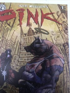 Oink Heaven’s Butcher # 1 (1995) Variant • Kitchen Sink • Signed By John Mueller