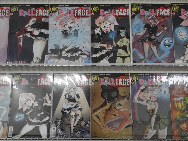 Dollface 1-15 W/ Variants & St. Patrick's Day Specials! Adult Lot Avg NM...