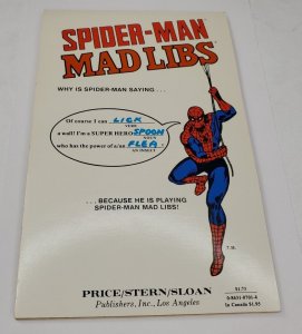 Vintage Spider Man Mad Libs 1981 NM New 