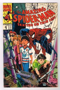 The Amazing Spider-Man:  #1 Skating on Thin Ice (1990) CANADIAN VARIANT