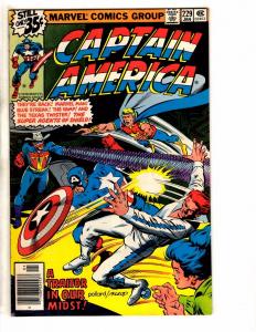 Captain America # 229 FN Marvel Comic Book Avengers Hulk Thor Iron Man J272