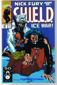 NICK FURY Agent of SHIELD #28, NM+, Wolverine,Eyepatch, Cigar,1989,more in store