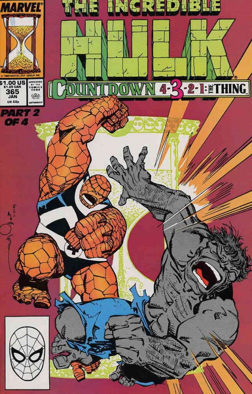 Incredible Hulk, The #365 FN ; Marvel | Peter David Countdown the Thing