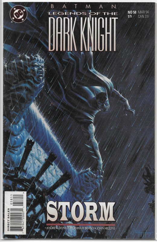 Batman: Legends of the Dark Knight (vol. 1, 1989) # 58 VG/FN (Storm) Higgins