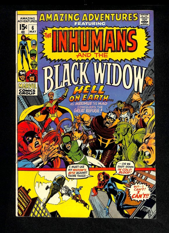 Amazing Adventures #6 Black Widow Inhumans!