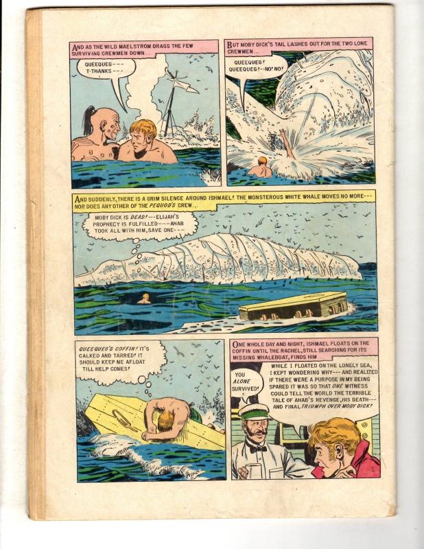 Four Color # 717 FN Dell Silver Age Comic Book Feat. Moby Dick White Whale JL8