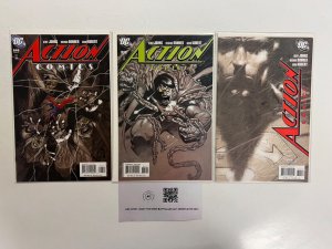 3 Action Comics DC Comic Books # 844 845 846 Batman Superman Flash 60 JS35