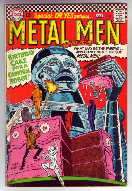 Metal Men #20 (Jun-66) FN Mid-Grade Metal Men (Led, Tina, Tin, Gold, Mercury,...