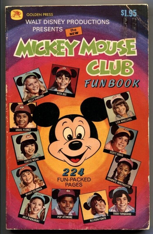 Mickey Mouse Club Funbook 1977- Mouseketeers- Disney