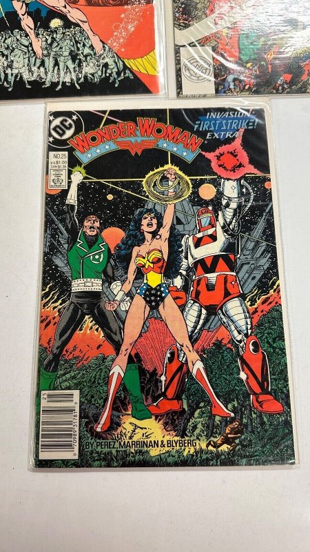 3 Wonder Woman DC Comic Books # 23 24 25  Batman Superman Atom Flash 70 CT2