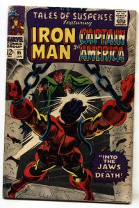 TALES OF SUSPENSE #85--comic book--Captain America--Iron Man--VG