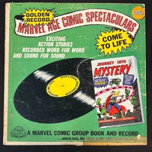 Journey Into Mystery Thor GOLDEN RECORDS REPRINT - Comic & Record 1966 Poor Cond