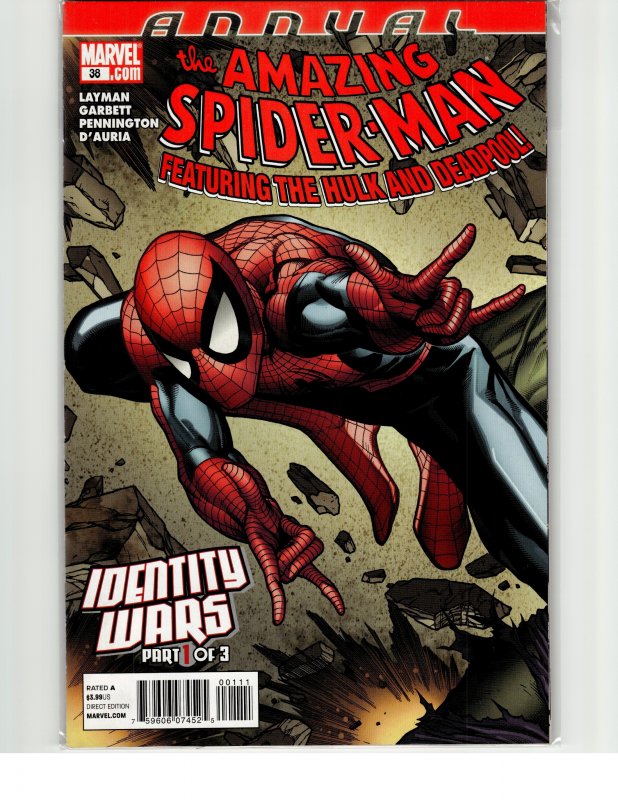 The Amazing Spider-Man Annual #38 (2011) Spider-Man [Key Issue]