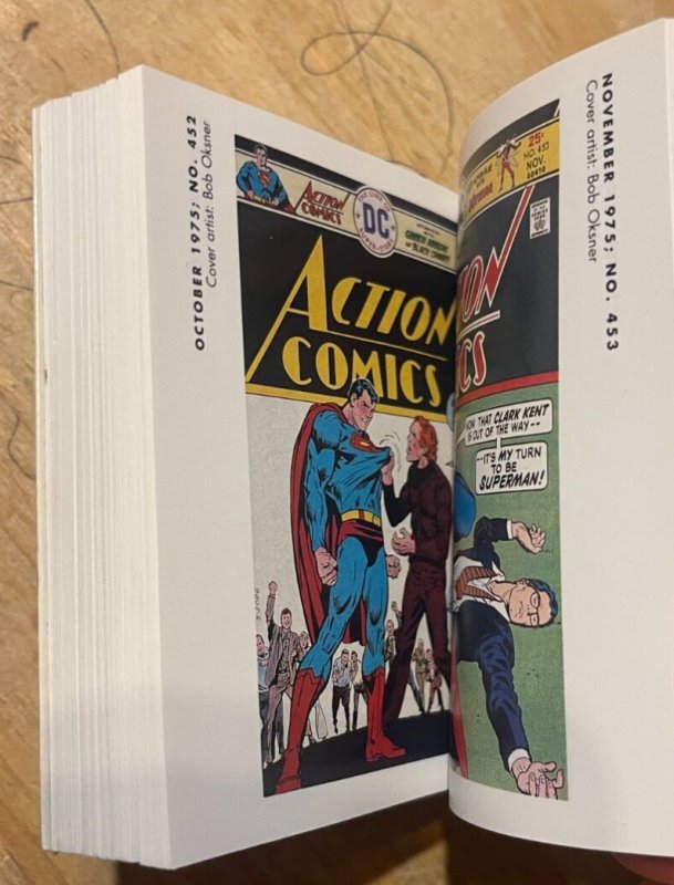 Superman In Action Comics Vol. # 2 Abbeville Press Mini Book 25 Years Cover TB60