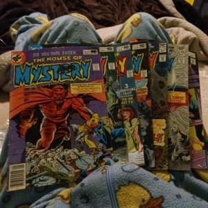 House Of Mystery 7 Issue Bronze Age DC Horror Comics lot Run Set Collection