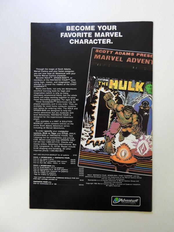 The Uncanny X-Men #205 (1986) VF+ condition