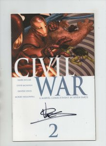Civil War #2 - Signed by Dexter Vines! - Part 2 of 7 - (Grade 9.2) 2006